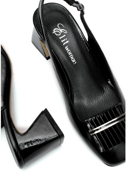 Elit Nivara Kadın Deri Klasik Topuklu Ayakkabı Bej indirimleri