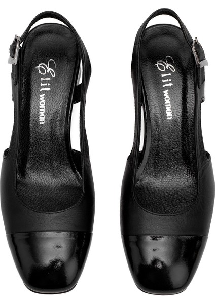 Elit Serina Kadın Deri Klasik Topuklu Ayakkabı Bej modelleri