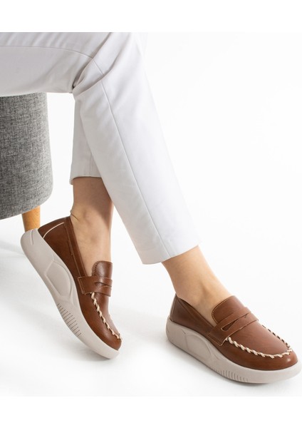 Envey Taba Saraçlı Kadın Loafer