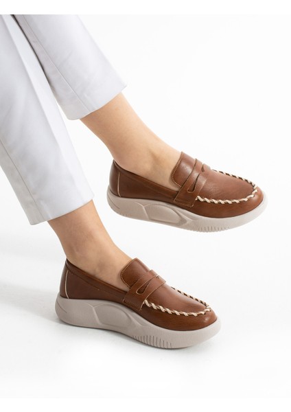 Envey Taba Saraçlı Kadın Loafer