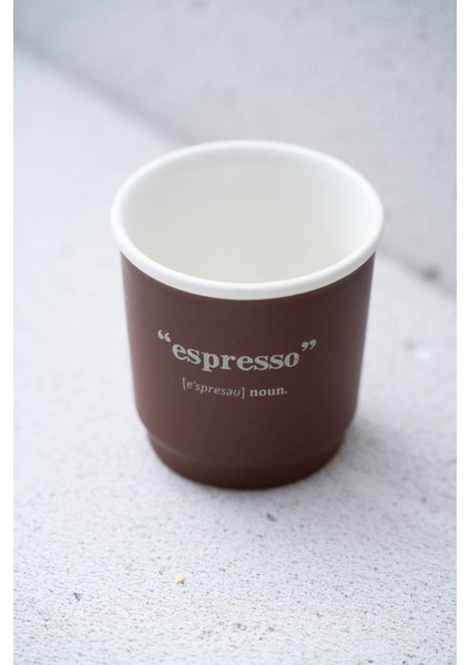 7460 Blush Espresso Kupa 90 cc Bordo
