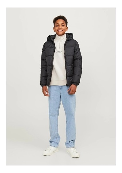 Erkek Çocuk Çeyrek Fermuarlı Sweatshirt