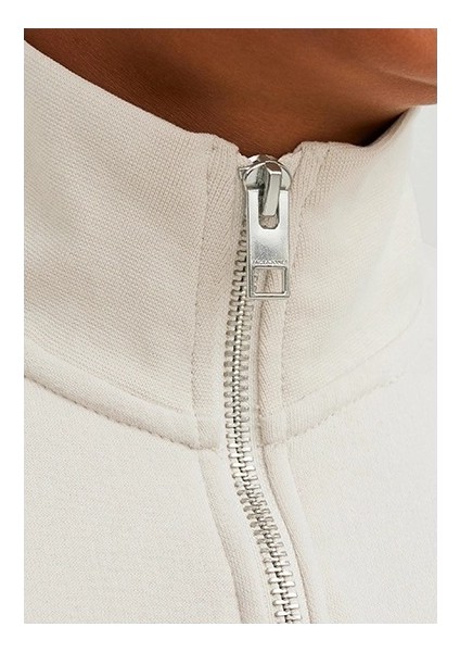 Erkek Çocuk Çeyrek Fermuarlı Sweatshirt