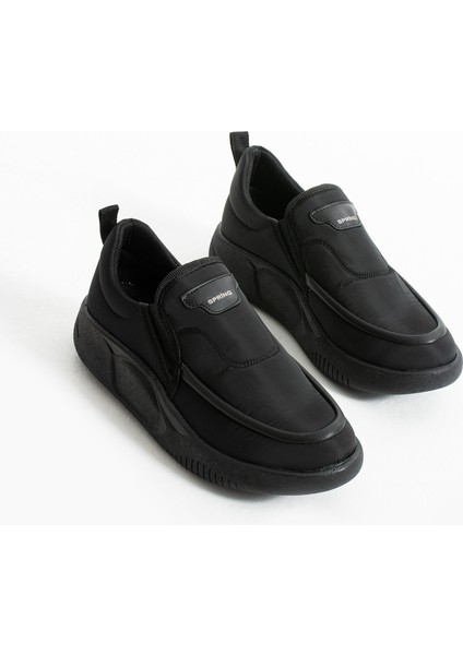 Cosmic Siyah Paraşut Kadın Loafer