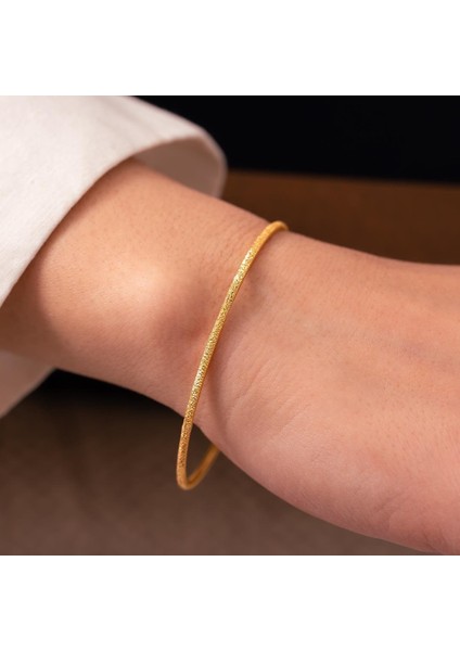 2'li Simli Ajda Takım 16 Gr(Gram) 22 Ayar Altın Işçiliksiz Bilezik modelleri