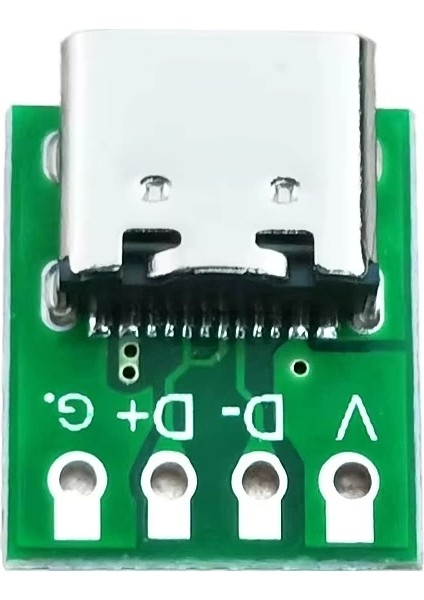 USB Type C 4 Pin Dıp Çevirici Pcb USB Dip Adaptör Kart
