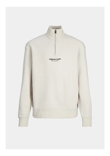 Erkek Çocuk Çeyrek Fermuarlı Sweatshirt