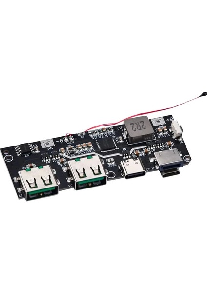 Çift USB 5V 22.5W Ledli Micro Type-C Powerbank Modülü