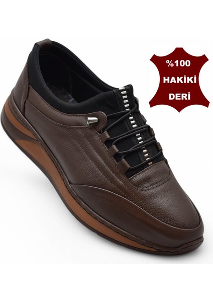 113 Tam Ortopedik Taban Deri Erkek Casual Ayakkabı Özel Küçük Numara Erkek Ayakkabı