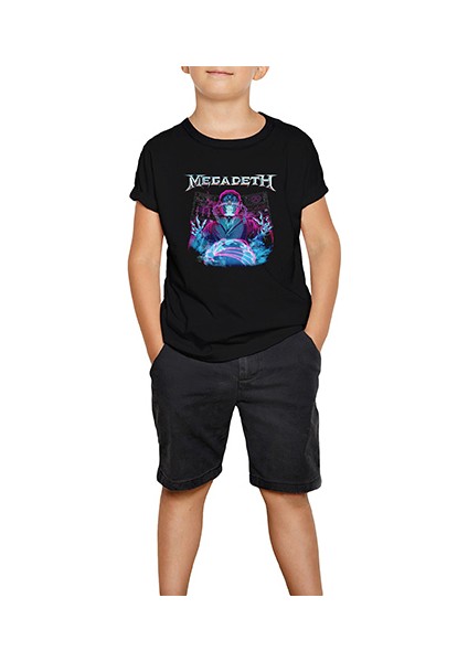 Megadeth Ruler Of The World Siyah Çocuk Tişört