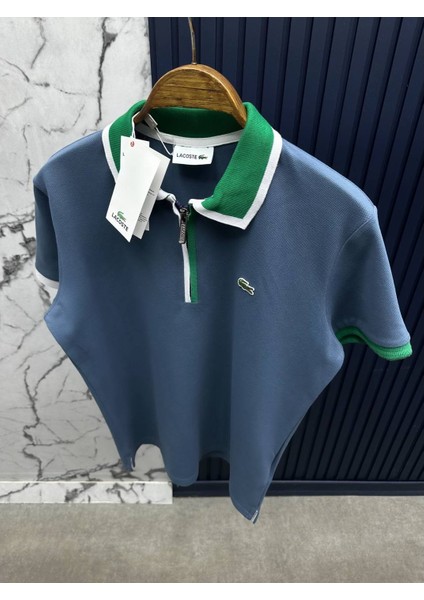 Lacoste Fermuarlı Polo Yaka T-Shirt