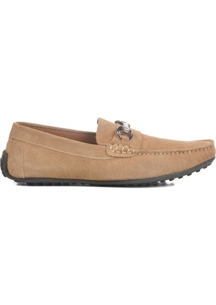 Bej Süet Deri Erkek Casual Ayakkabı Welfare M