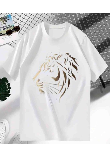 Arslan Baskılı Özel Tasarım Oversize Tshirt