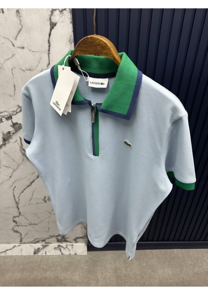 Lacoste Fermuarlı Polo Yaka T-Shirt