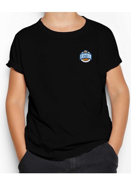 Nba Eastern Logo Siyah Çocuk Tişört