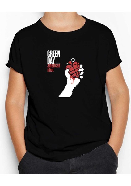 Green Day American Idiot Siyah Çocuk Tişört