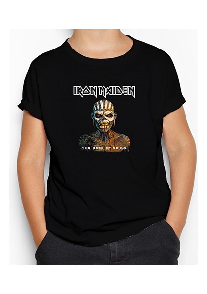 Iron Maiden The Book Of Souls Siyah Çocuk Tişört