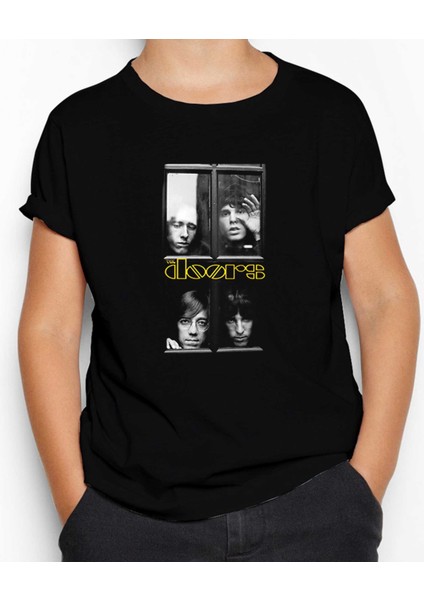 The Doors Windows Siyah Çocuk Tişört