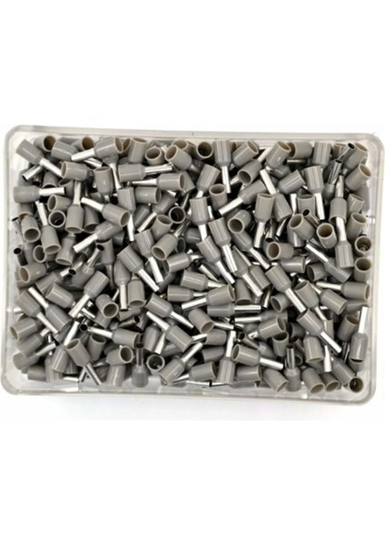 E2510 ,2.5mm²/gri 500-ADET Kablo Yüksük