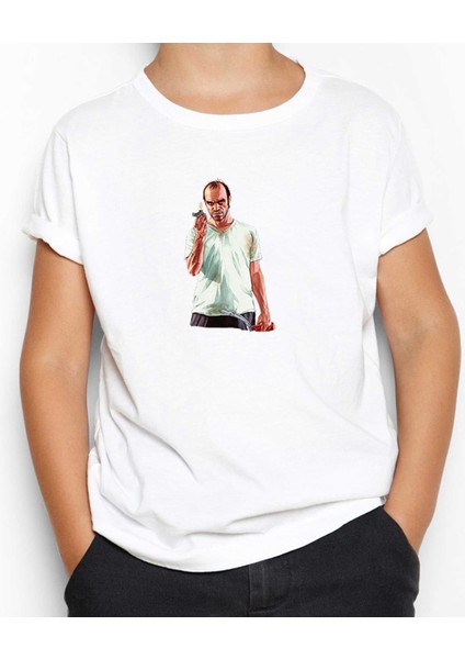 Gta Conspirator Beyaz Çocuk Tişört