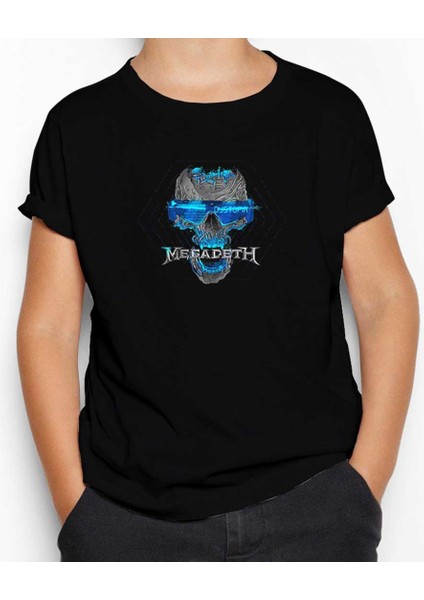 Megadeth Dystopia Skull Siyah Çocuk Tişört