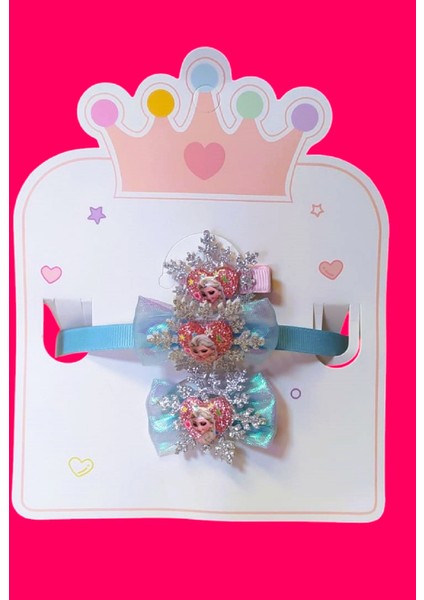 Elsa Tokalı Taçlı Set fiyatları