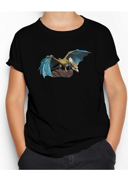 Baby Dragon Siyah Çocuk Tişört