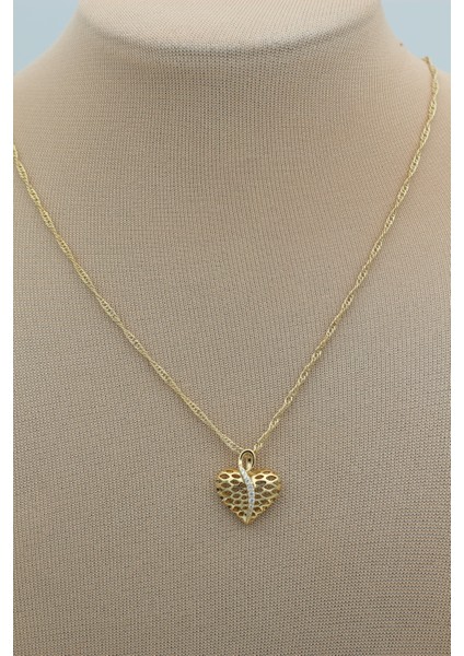 Stil Incisi/xupıng Jewelry Safazen Zirkon Taşlı Kolye