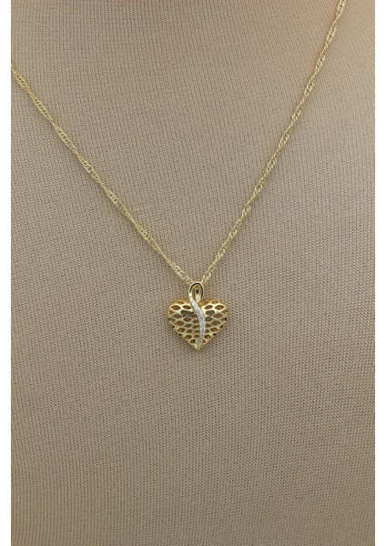 Stil Incisi/xupıng Jewelry Safazen Zirkon Taşlı Kolye