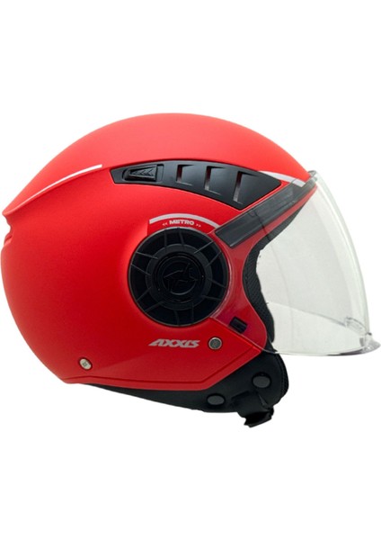 Metro S Solid A5 Mat Red Kask fiyatları