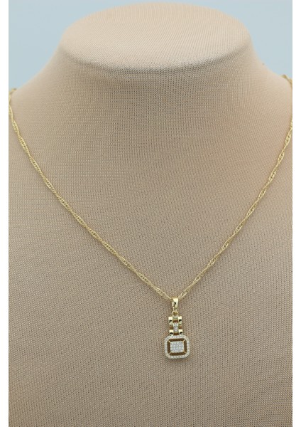 Stil Incisi/xupıng Jewelry Baget Zirkon Taşlı Kolye