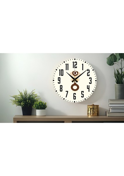 Çiçek Desenli Dekoratif Türkçe Rakamlı Uv Baskılı Duvar Saati (Sessiz) Akar Mekanizma Metal Akrep fiyatları