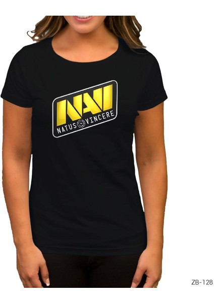 Csgo Natus Vincere Navi Team Siyah Kadın Tişört
