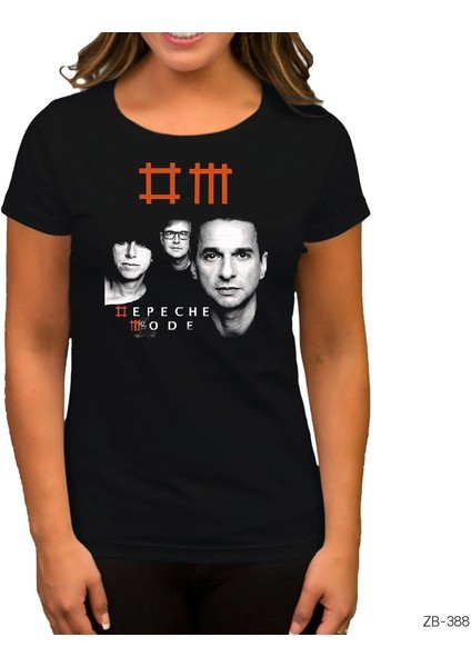 Depeche Mode Group Siyah Kadın Tişört