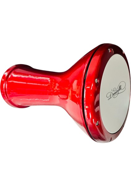 Metalik Kırmızı Mısır Döküm Darbuka Taşıma Kılıfı Hediyeli