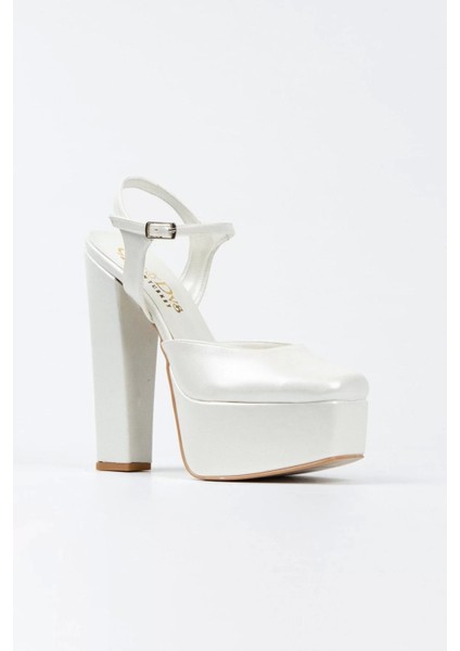 Kadın Moda Şık Sedef Cilt Klasik Köşe Kalıplı Kalın Düğün Nişan Gece Abiye Ayakkabı fiyatları