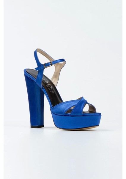 Kadın Moda Şık Gümüş Saten Klasik Ayakkabı Kalın Düğün Nişan Gece Abiye Ayakkabı fiyatları