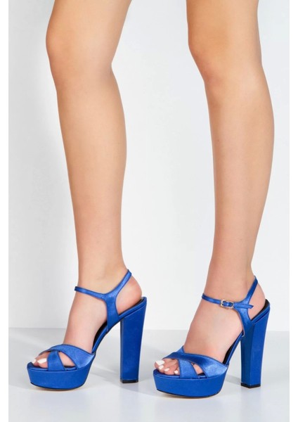 Kadın Moda Şık Gümüş Saten Klasik Ayakkabı Kalın Düğün Nişan Gece Abiye Ayakkabı modelleri