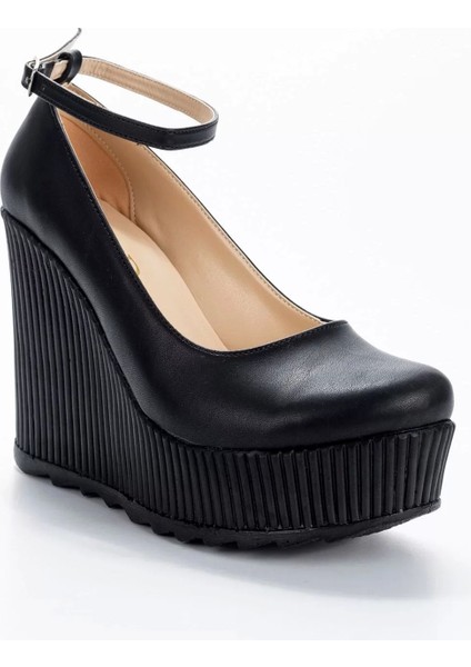 Kadın Moda Şık Siyah Cilt Dolgu Topuklu Ayakkabı Topuklu Düğün Nişan Gece Abiye Ayakkabı fiyatları