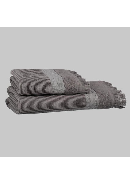 Street Koyu Gri Pamuk Havlu 50*90 cm Koyu Gri