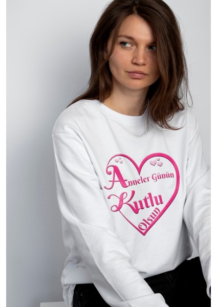 Anneler günü hedıyesi kız çocuk kadın tişört baskılı sweatshirt özel günler