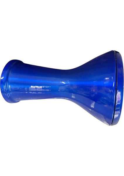 Metalik Mavi Mısır Döküm Darbuka Taşıma Kılıfı Hediyeli
