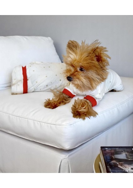 Sparkle Hearts Penye Tulum Yastık Takım Uyku Set Köpek Tulum Elbise indirimleri