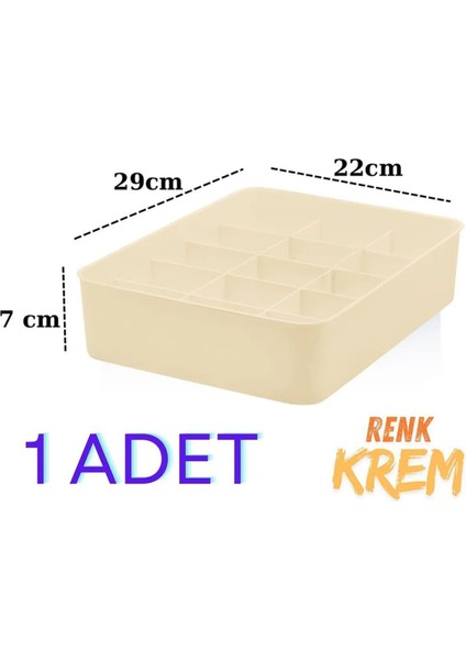 15 Bölmeli Çok Amaçlı Organizer, Takı, Saat, Toka, Çorap ve İç Çamaşırı Düzenleyici fiyatları