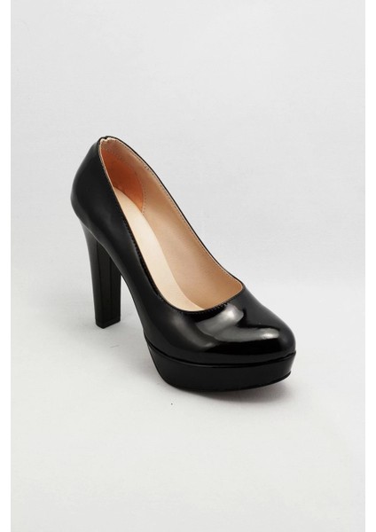 Kadın Moda Şık Siyah Klasik Topuklu Ayakkabı Topuklu Düğün Nişan Gece Abiye Ayakkabı fiyatları