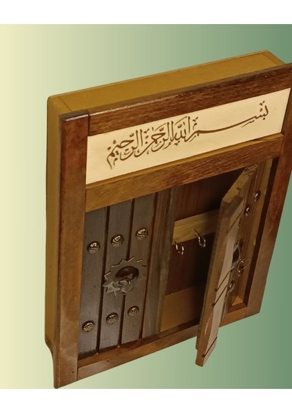 Osmanlı Kapısı Anahtarlık , Ahşap Anahtarlık , Duvara Monte , Kolay Kullanım , Kapı ve Duvar Dekoru , Anahtarlık