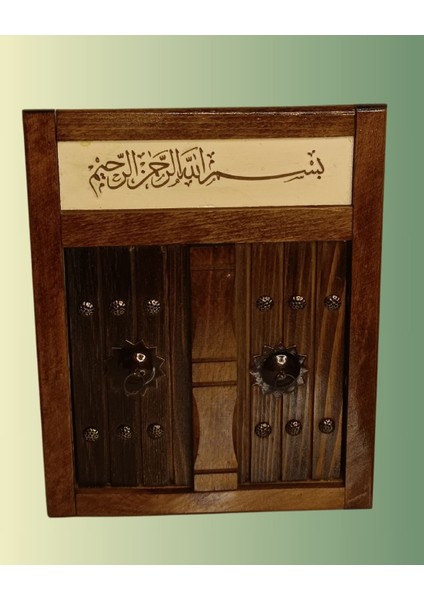 Osmanlı Kapısı Anahtarlık , Ahşap Anahtarlık , Duvara Monte , Kolay Kullanım , Kapı ve Duvar Dekoru , Anahtarlık