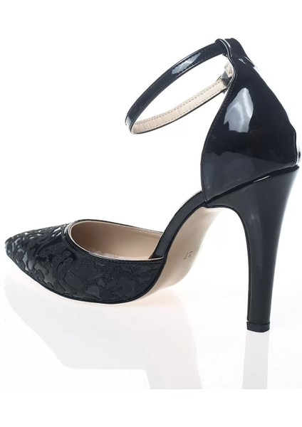 Kadın Moda Ayna Desenli Lazer Kesim Stiletto Klasik Ayakkabı Topuklu Nişan Gece Abiye Ayakkabı fırsatları