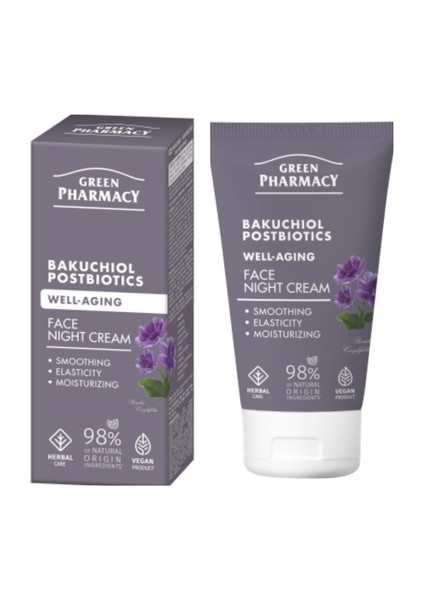 Bakuchiol ve Postbiyotik Yaşlanmaya Karşı Yüz Gece Kremi 50 ml