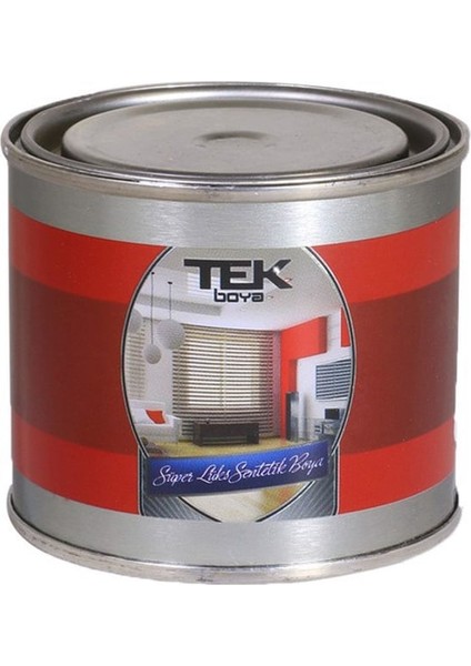 Tek Süper Lüks Sentetik Yağlı Boya Vişne 0,175 Lt
